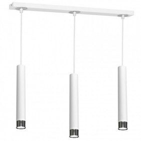 Lampa wisząca DANI WHITE/CHROME 3xGU10