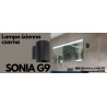 Lampa ścienna czarna SONIA G9