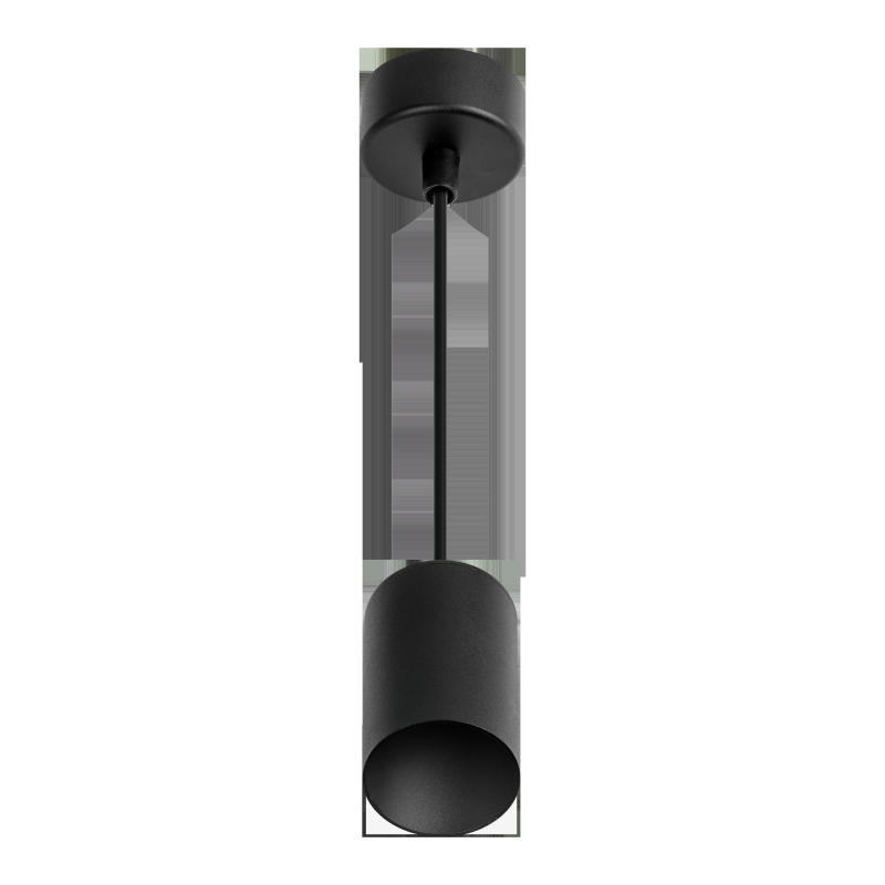 LED line oprawa zwieszana GU10 czarna PIPE