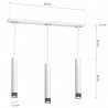 Lampa wisząca DANI WHITE/CHROME 3xGU10