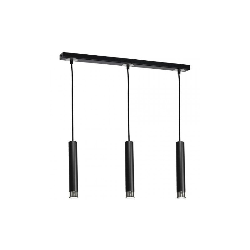 Lampa wisząca DANI BLACK/CHROME 3xGU10