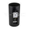 Kinkiet V-TAC BETON 2xGU10 LED Okrągły Ciemny Szary IP20 VT-894