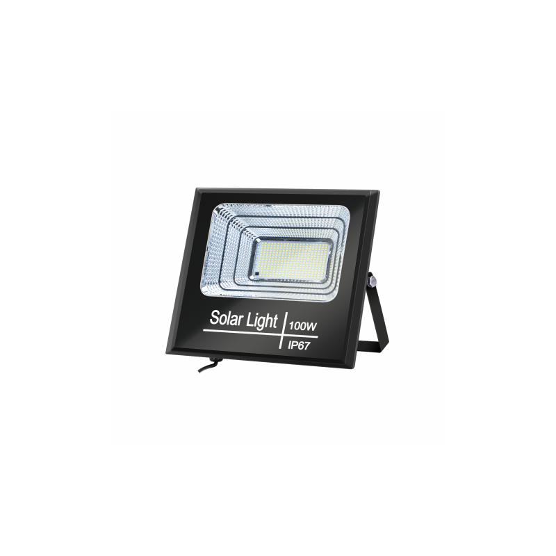 Naświetlacz LED z panelem solarnym 01 100W 6500K