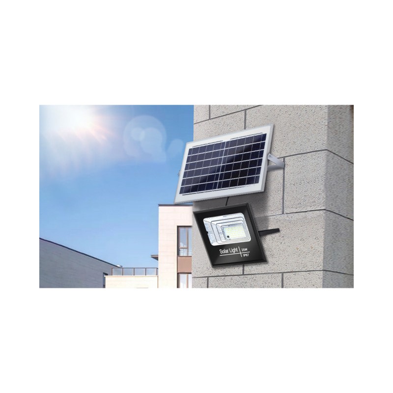Naświetlacz LED z panelem solarnym 01 100W 6500K