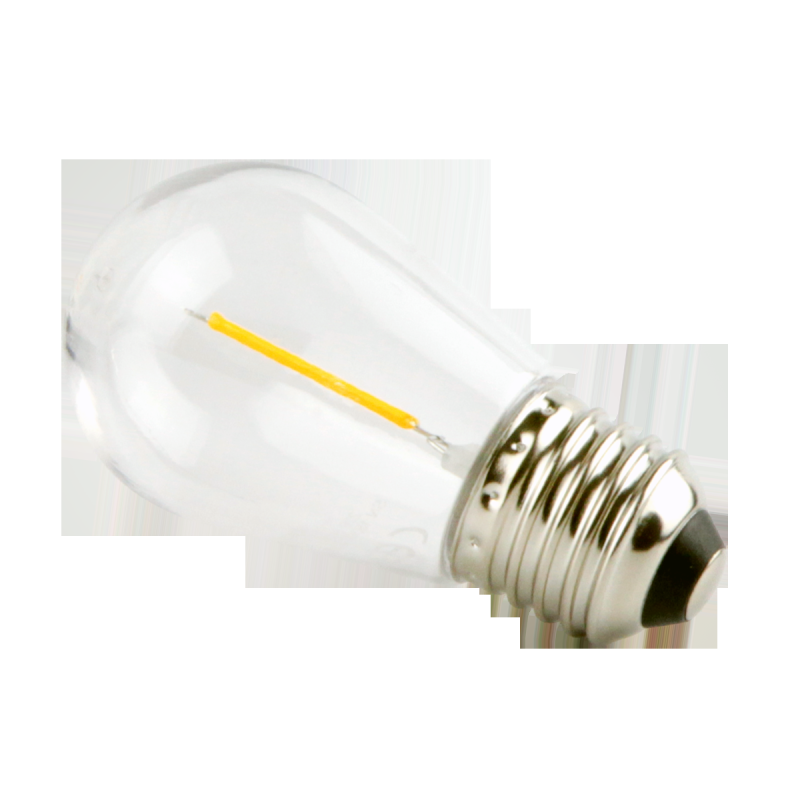 ŻARÓWKA LED LEDOM E27 1W 2700K 50lm 220-240V FILAMENT ST45
