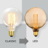 Żarówka LED V-TAC 4W EDISON RETRO E27 G125 Bursztynowa VT-2195 1800K 200K 200lm