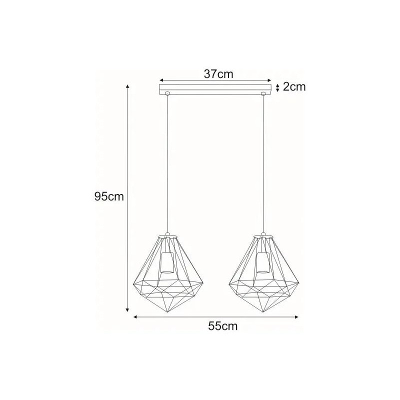 Lampa wisząca K-4002 z serii MARKO K-4002