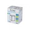 Oprawa Ścienna V-TAC 12W LED IP65 Szara VT-822 3000K 750lm