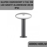 Słupek Ogrodowy V-TAC 9W LED Grafit Aluminium 30cm IP54 VT-909 4000K 500lm