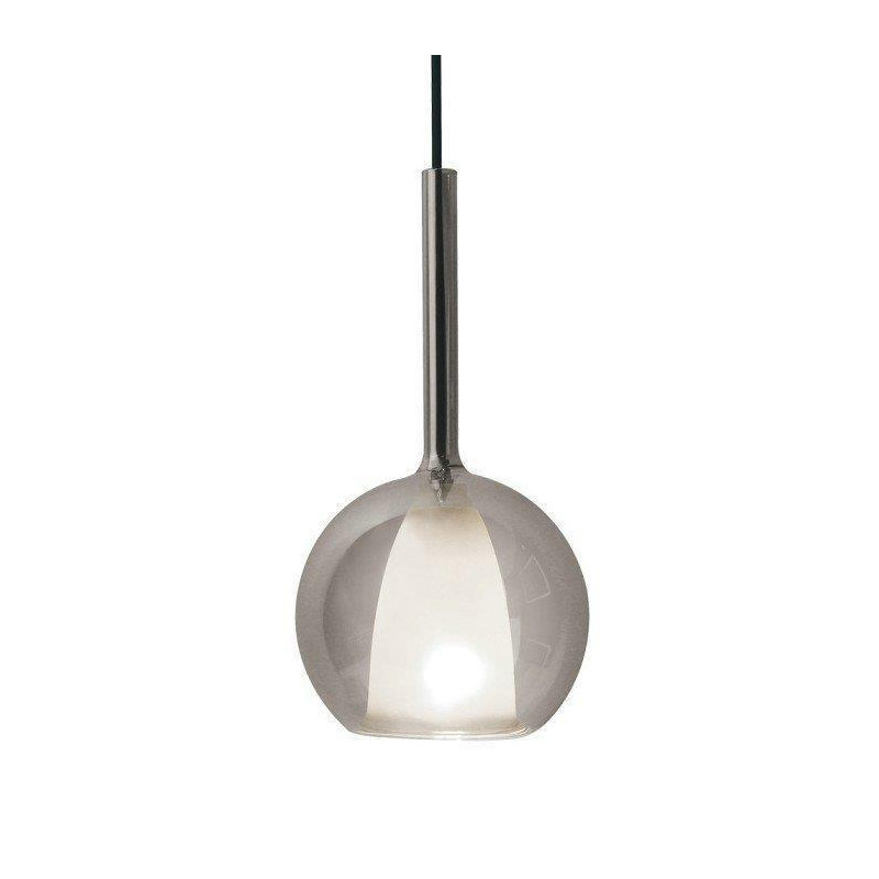 Oprawa Wisząca V-TAC Modern Podwójna Szkło Stalowy+Biały fi180mm VT-7181