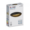 Kinkiet Ścienny V-TAC 10W LED Czarny VT-811 3000K 1070lm