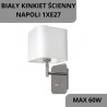 Biały kinkiet ścienny NAPOLI 1xE27