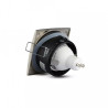 Oprawa Oczko V-TAC Aluminiowa Odlew Hermetyczne z szybką IP54 GU10 Kwadrat 84x84mm Satyna VT-787