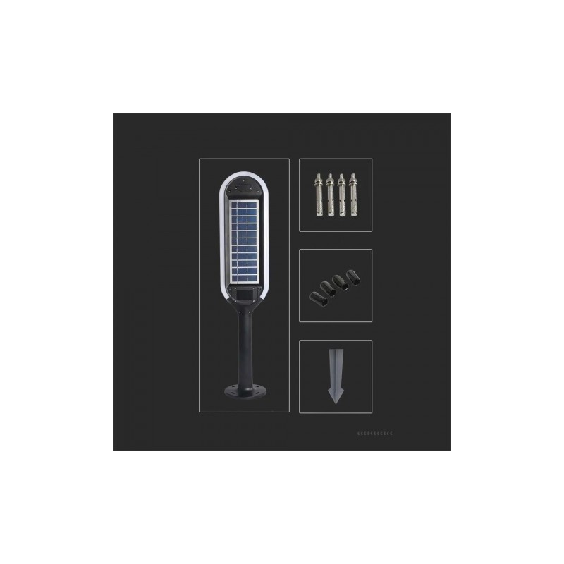 Oprawa Ogrodowa Słupek LED V-TAC Solarna 5W 2w1 VT-945 4000K 400lm