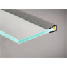 Profil LED krawędziowy MIKRO10 srebrny TOPMET - 1m