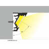 Profil aluminiowy LED narożny CORNER10 biały TOPMET - 1m