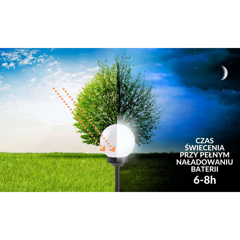 SOLAR LED SOLIS  KTSS15NB 15CM 0,24W