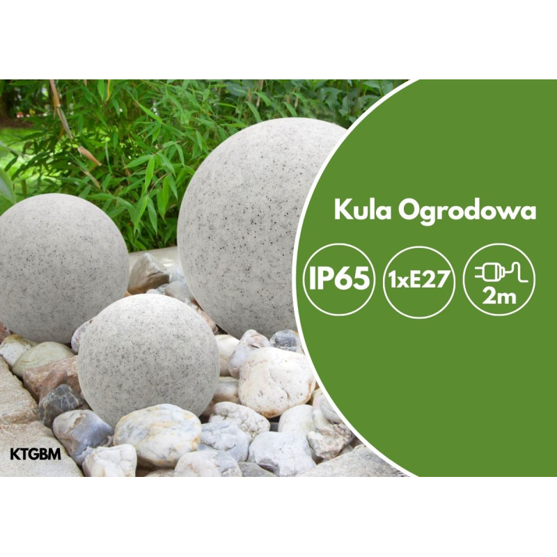 Kula ogrodowa KTGBM GARDEN BALL M IP65
