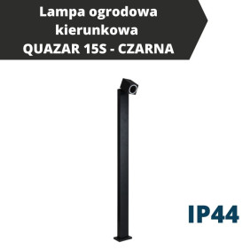 Lampa Ogrodowa Kierunkowa Quazar 15S - Czarna