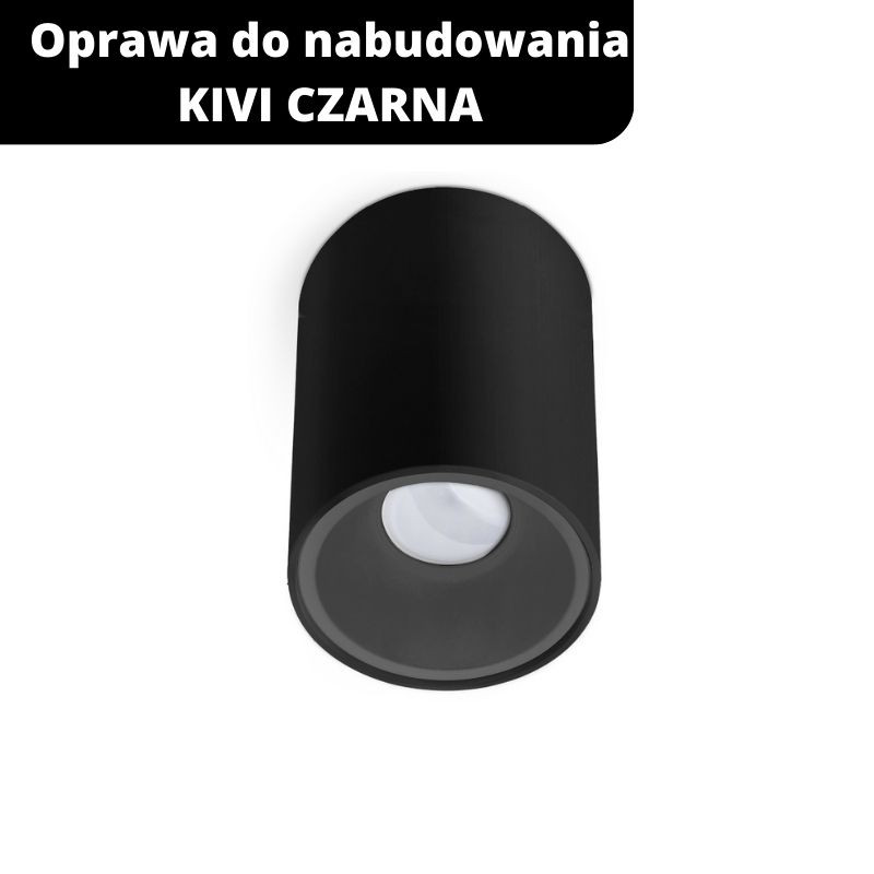 Oprawa do nabudowania KIVI CZARNA KPKIBL