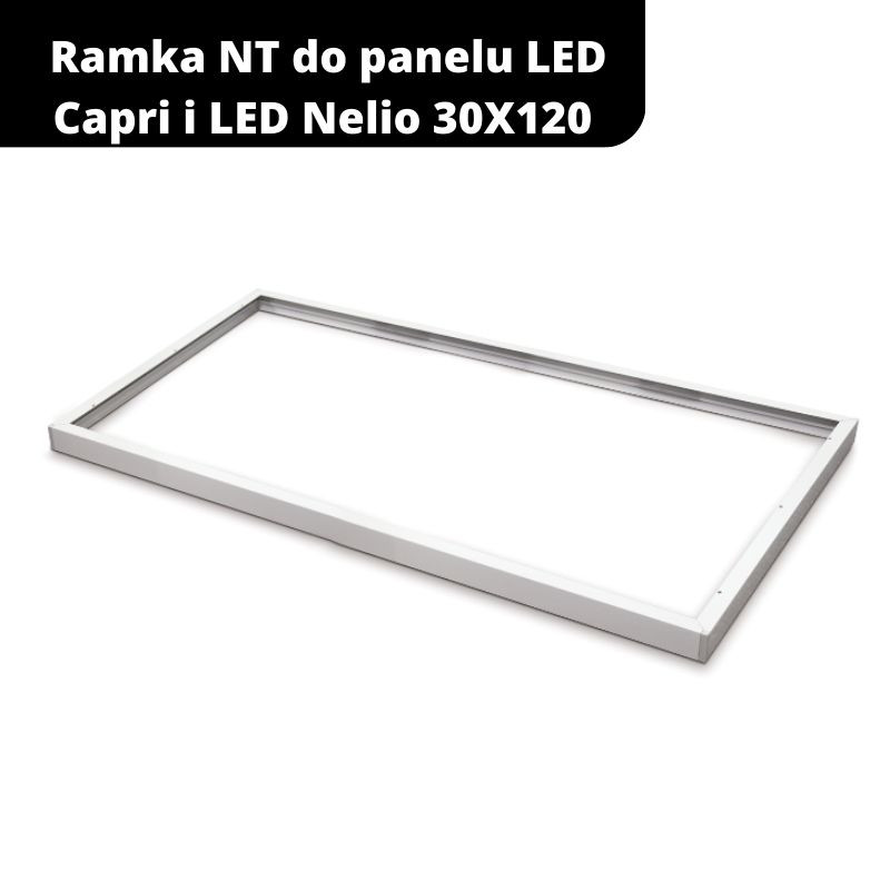 Ramka NT do panelu LED Capri i LED Nelio 30X120 KLIK 63mm KFNORC30120