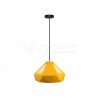 Oprawa Wisząca V-TAC Pastel Żółty Seria Pryzmat 310x180mm VT-7310