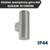 Kinkiet Zewnętrzny Góra-Dół Quazar 10 Chrom