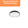 Oprawa Led Zoe 12W Premium Czarna Barwa Neutralna
