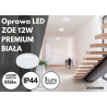Oprawa LED ZOE 12W KFZE12WNBBI PREMIUM BIAŁA