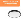 Oprawa Led Zoe 18W Premium Czarna Barwa Neutralna