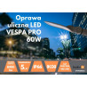 Oprawa Uliczna Led Vespa Pro 60W Barwa Neutralna