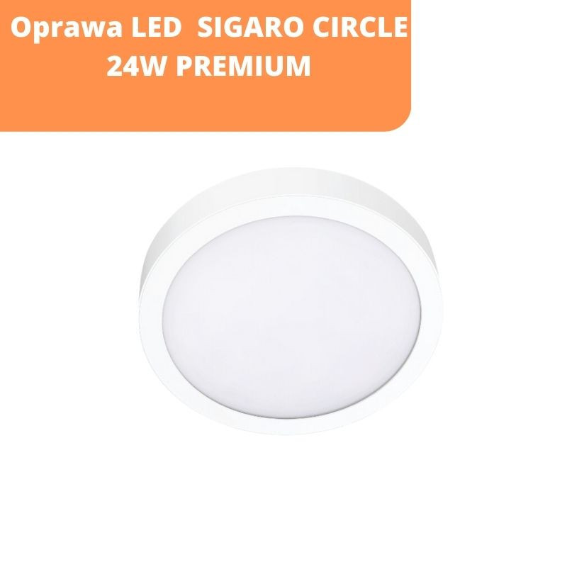 Oprawa Led Sigaro Circle 24W Premium Barwa Neutralna