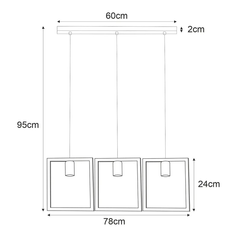 Lampa wisząca K-4033 z serii LAVAYA K-4033