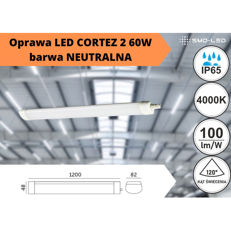 Oprawa KFCZ260WNB Led Cortez 2 60W Barwa Neutralna