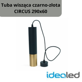 Tuba Wisząca Czarno-Złota Circus 290X60 ID-6029
