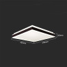 Plafon V-Tac 24W Led 3W1 Czarny Kwadrat 45X45Cm Vt-7782 4000K 2450Lm