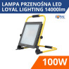 Lampa Przenośna Led Loyal Lighting 14500Lm Lumileds Ip65 4K Stojak/Przewód/Wtyczka