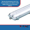 Oprawa Hermetyczna Led SKU 6387 V-Tac Pc/Pc 2X120Cm (2 X 18W) Vt-12023 4000K (Tuby Led W Zestawie) 3400Lm