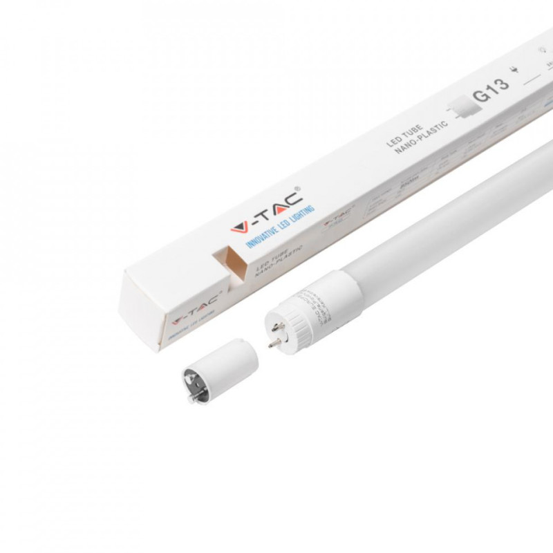 Tuba Świetlówka Led T8 V-Tac 9W 60Cm Z Starterem Vt-6072 4000K 850Lm 3 Lata Gwarancji