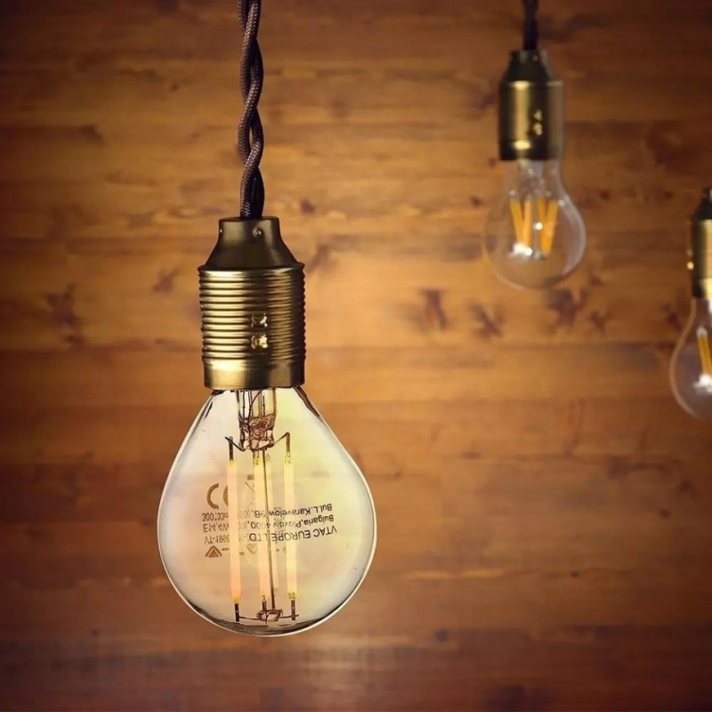 Żarówka Led V-Tac 6W Filament E14 Kulka P45 A++ Przeźroczysta Vt-2486 4000K 800Lm