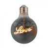 Żarówka Led V-Tac 5W E27 Love Filament G125 Amber Vt-2205 2200K 70Lm