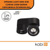 Oprawa Lahti Mini Dim Czarna 2X9W Barwa Ciepłobiała (Ściemnialna)