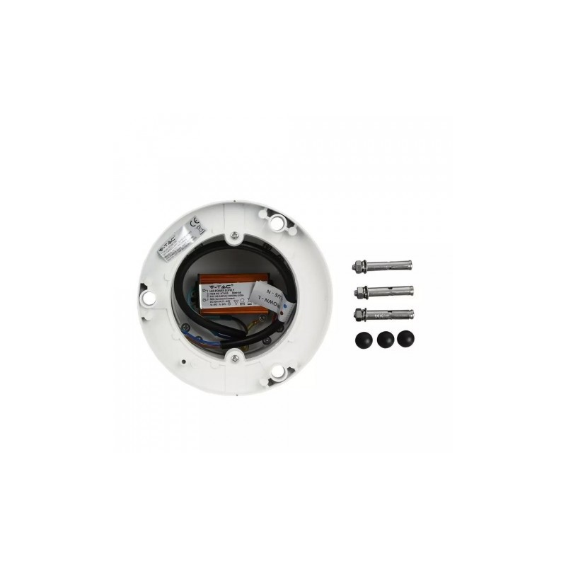 Słupek Ogrodowy V-TAC 10W LED IP65 Biały 25cm VT-830 4000K 1000lm
