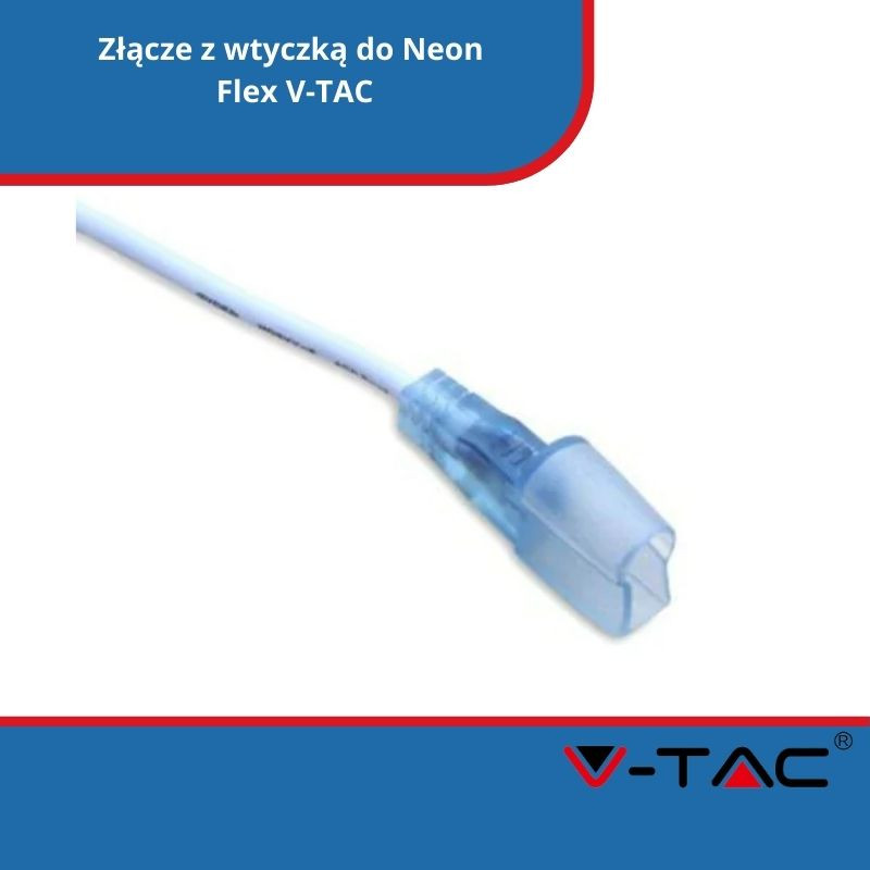 Złącze Z Wtyczką Do Neon Flex SKU 2526 V-Tac