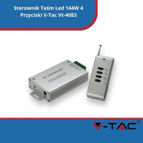 Sterownik Taśm Led 144W 4 Przyciski SKU 3303 V-Tac Vt-4083