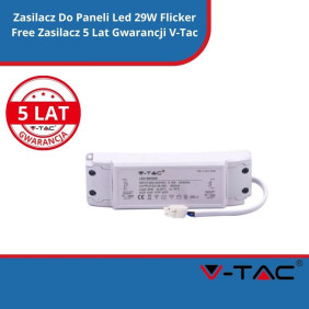 Zasilacz Do Paneli Led 29W Flicker Free Zasilacz 5 Lat Gwarancji SKU 6271 V-Tac