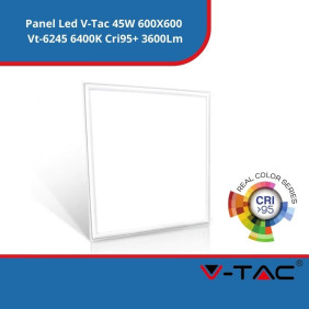 Panel Led V-Tac 45W 600X600 Vt-6245 6400K Cri95+ 3600Lm
