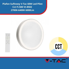 Plafon Sufitowy SKU 2114751 V-Tac 60W Led Pilot Cct Fi.500 Vt-8502 2700K-6400K 6000Lm