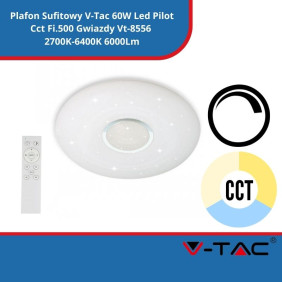 Plafon Sufitowy SKU 2114911 V-Tac 60W Led Pilot Cct Fi.500 Gwiazdy Vt-8556 2700K-6400K 6000Lm