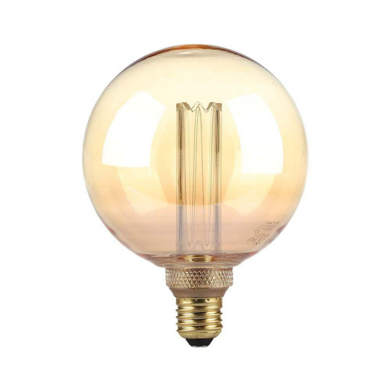 Żarówka Led V-Tac 4W Edison Retro E27 G125 Bursztynowa 200K Vt-2195 1800K 200Lm
